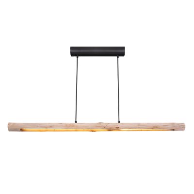 Trä fönsterlampa brun, Abbas, 25W, 3000K LED