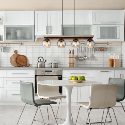 Design fönsterlampa trä, Caecilia