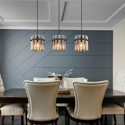 Svart design fönsterlampa glas, Genelva