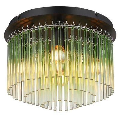 Grön design taklampa glas, Genelva