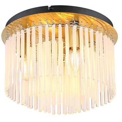 Vit design taklampa glas, Genelva