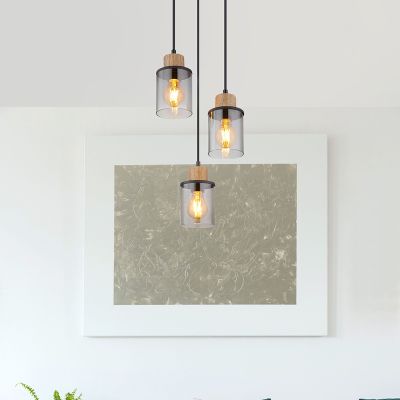 Svart modern fönsterlampa glas, Resa