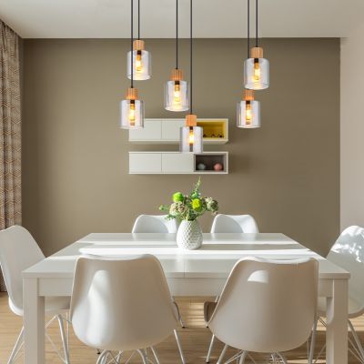 Svart industri fönsterlampa glas, Abelon