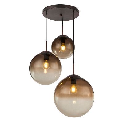 Bärnstensfärgad design fönsterlampa glas, Novia