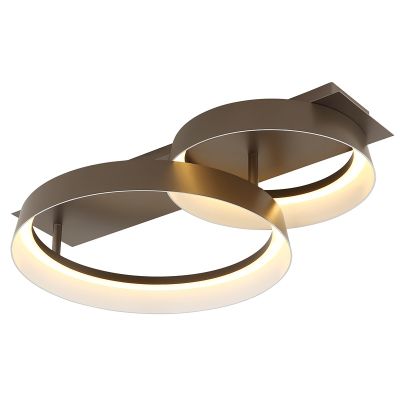 Brun design plafond metall, Sybrich, 24W, 3000K LED