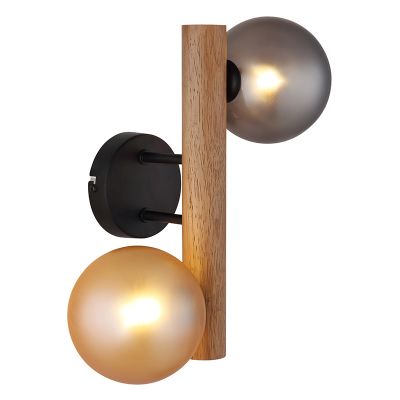 Flerfärgad design vägglampa glas, Melinda