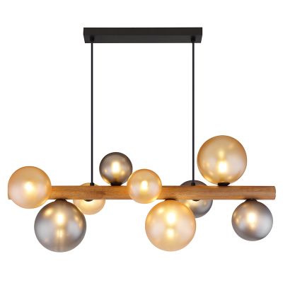 Flerfärgad design fönsterlampa glas, Melinda