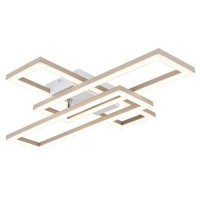 Brun design taklampa plast, Wassim, 24W, white switch LED
