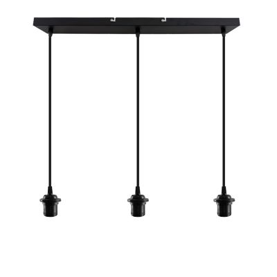 Aluminium fönsterlampa utan skärm svart, Rika