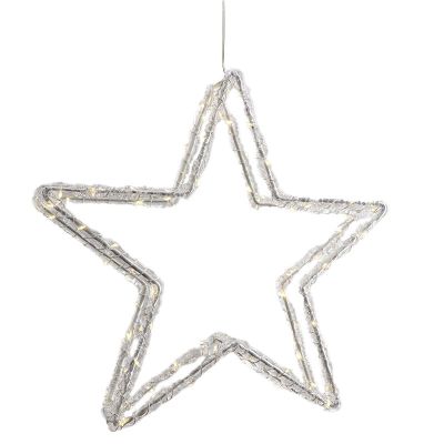 LED-julstjärna 80 varmvita LED-lampor, IP44