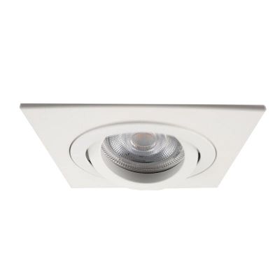 Aluminium infälld spotlight vit, Heido