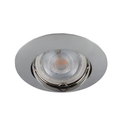 Aluminium infälld spotlight krom, Rudo