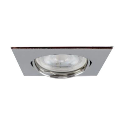 Metall infälld spotlight krom, Meco