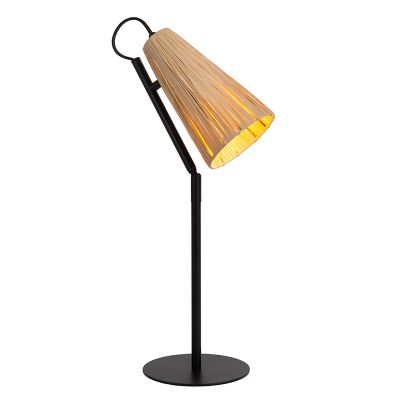 Rotting bordslampa brun, Bensen, med brytare