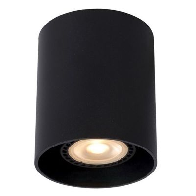 Svart utanpåliggande spotlight modern, Raina