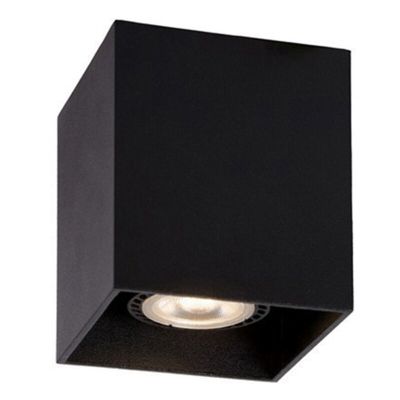 Svart utanpåliggande spotlight modern, Raina
