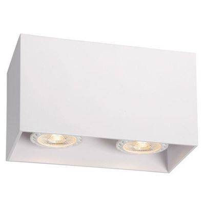 Vit utanpåliggande spotlight modern, Raina