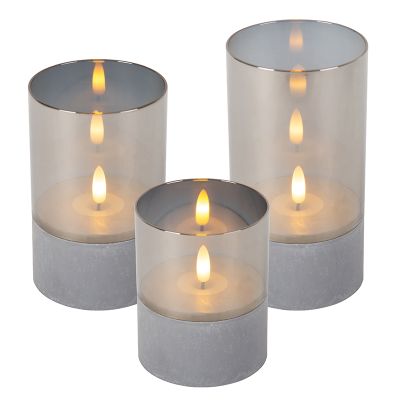 3 batteridrivna ljuslampor Velas