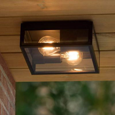 Svart plafond modern, Dukan, IP65