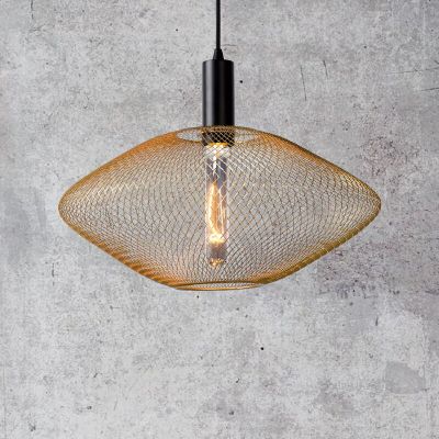 Guld fönsterlampa modern, Mesh