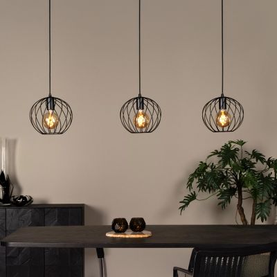 Svart fönsterlampa klassisk, Danza