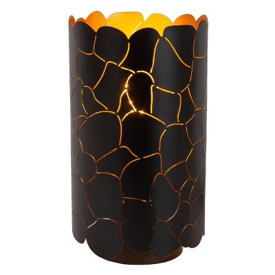 Svart bordslampa modern, Almelo, med brytare