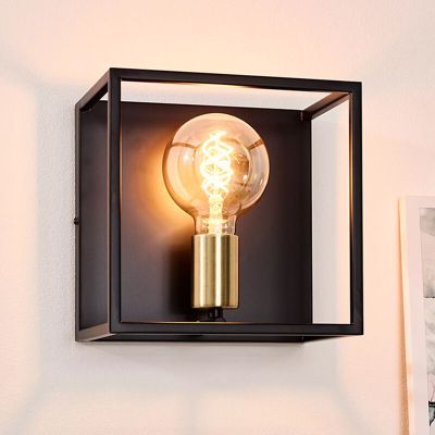 Guld vägglampa modern, Ruben