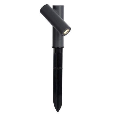 Antracit trädgårdsspotlight modern, Tatum, 4,5W, 3000K LED, IP65