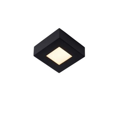 Svart plafond modern, Brice, 8W, 3000K LED, IP44