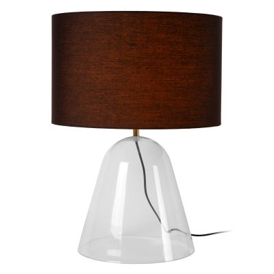 Svart bordslampa modern, Campana, med brytare