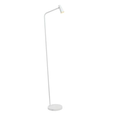 Vit uppladdningsbar golvlampa modern, Stirling, 3W, 2700K LED, med beröringsdimmer