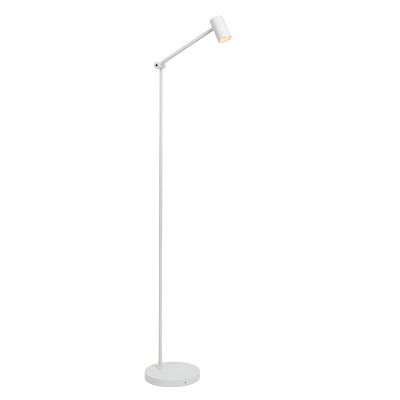 Vit uppladdningsbar golvlampa modern, Tipik, 3W, 2700K LED, med beröringsdimmer