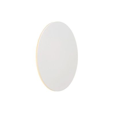 Vit vägglampa modern, Eklyps, 8W, 3000K LED