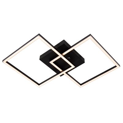 Svart plafond modern, Arianne, 23W, white switch LED