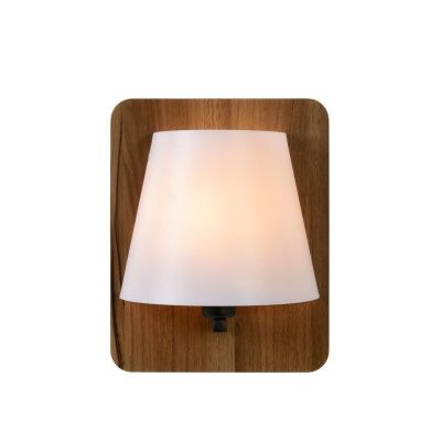 Trä vägglampa brun, Idaho, med brytare