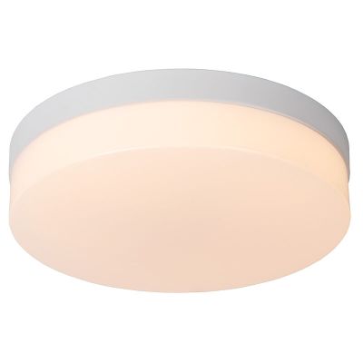 Vit taklampa badrum plast, Biskit, 18W, 2700K LED, IP44