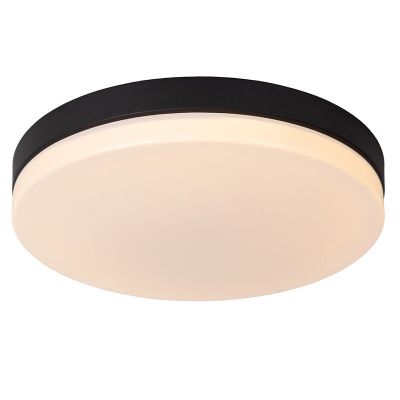 Svart taklampa badrum plast, Biskit, 36W, 2700K LED, IP44