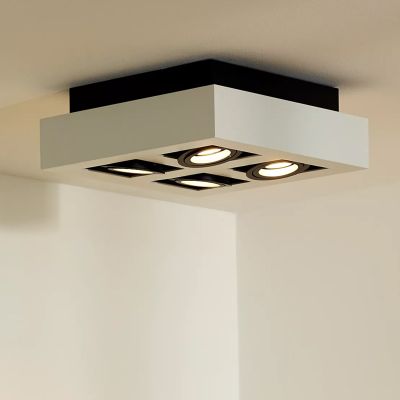 Vit utanpåliggande spotlight modern, Xirax