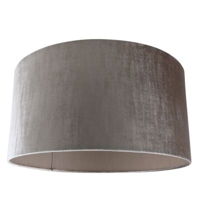 50 cm lampskärm sammet grå, Emilius