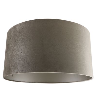 50 cm lampskärm sammet taupe, Emilius