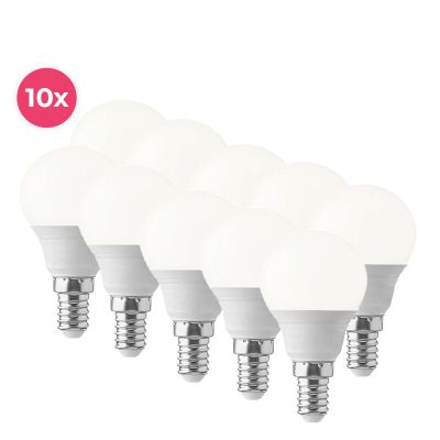 10-pack Lasco E14 LED-kullampa varmvit, 3w