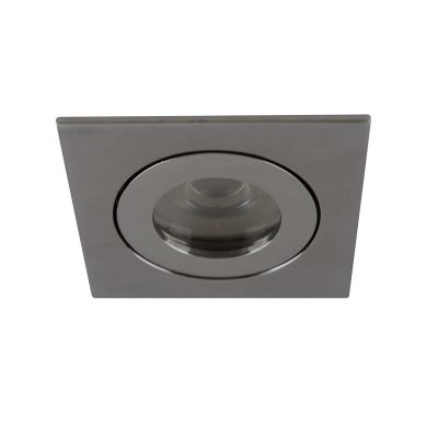 Krom modern infälld spotlight badrum aluminium, Dorx, IP44