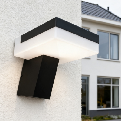 Aluminium utelampa antracit, Bilge, 7,5W, 4000K LED, IP54