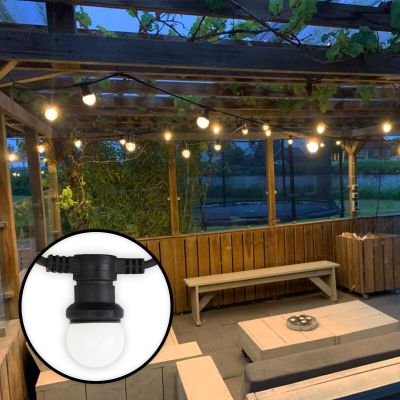 5m ljusslinga med 10 vita lampor