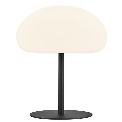 Vit bordslampa utomhus modern, Sponge, 6,8W, 2700K LED, IP65, 3 stegs dimmer