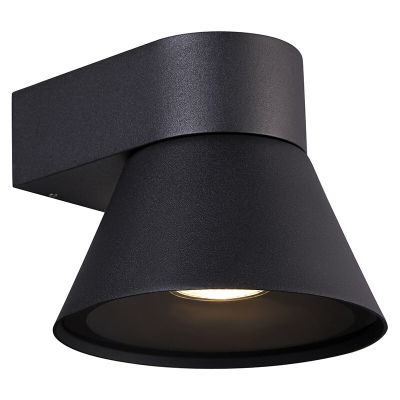 Svart utelampa modern, Kyklop, IP54
