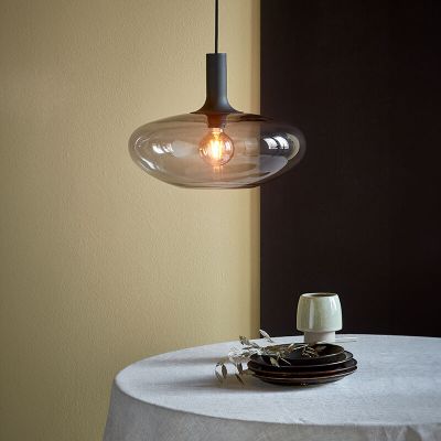 Svart fönsterlampa design, Alton