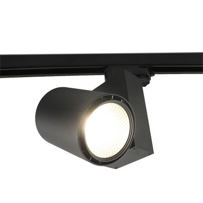 Svart Bisolux Master B spotlight skena, Philips drivrutin, 4000k, 30w, 36 grader