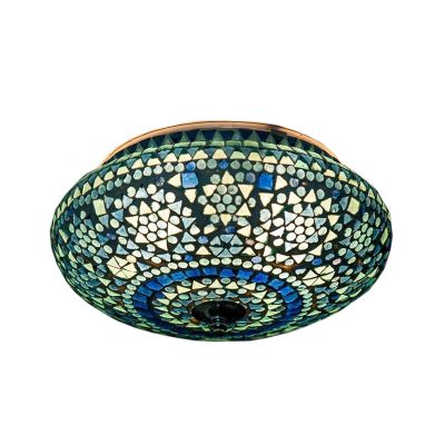 Blå orientalisk plafond mosaik, Mimoun