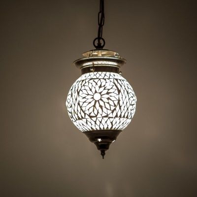 Transparent orientalisk fönsterlampa mosaik, Nisrin